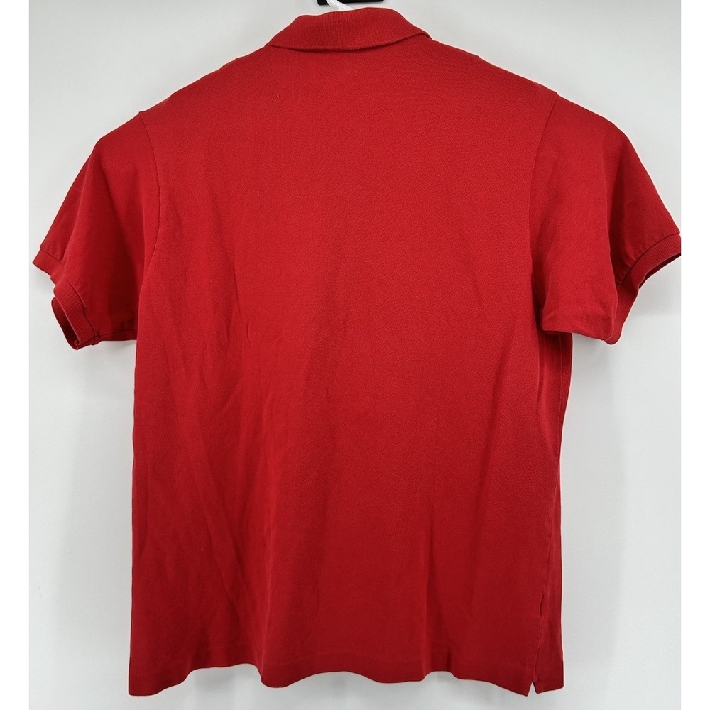 Lacoste Short Sleeve Polo Shirt Red Men's Size 7 US 2XL - Picture 4 of 4